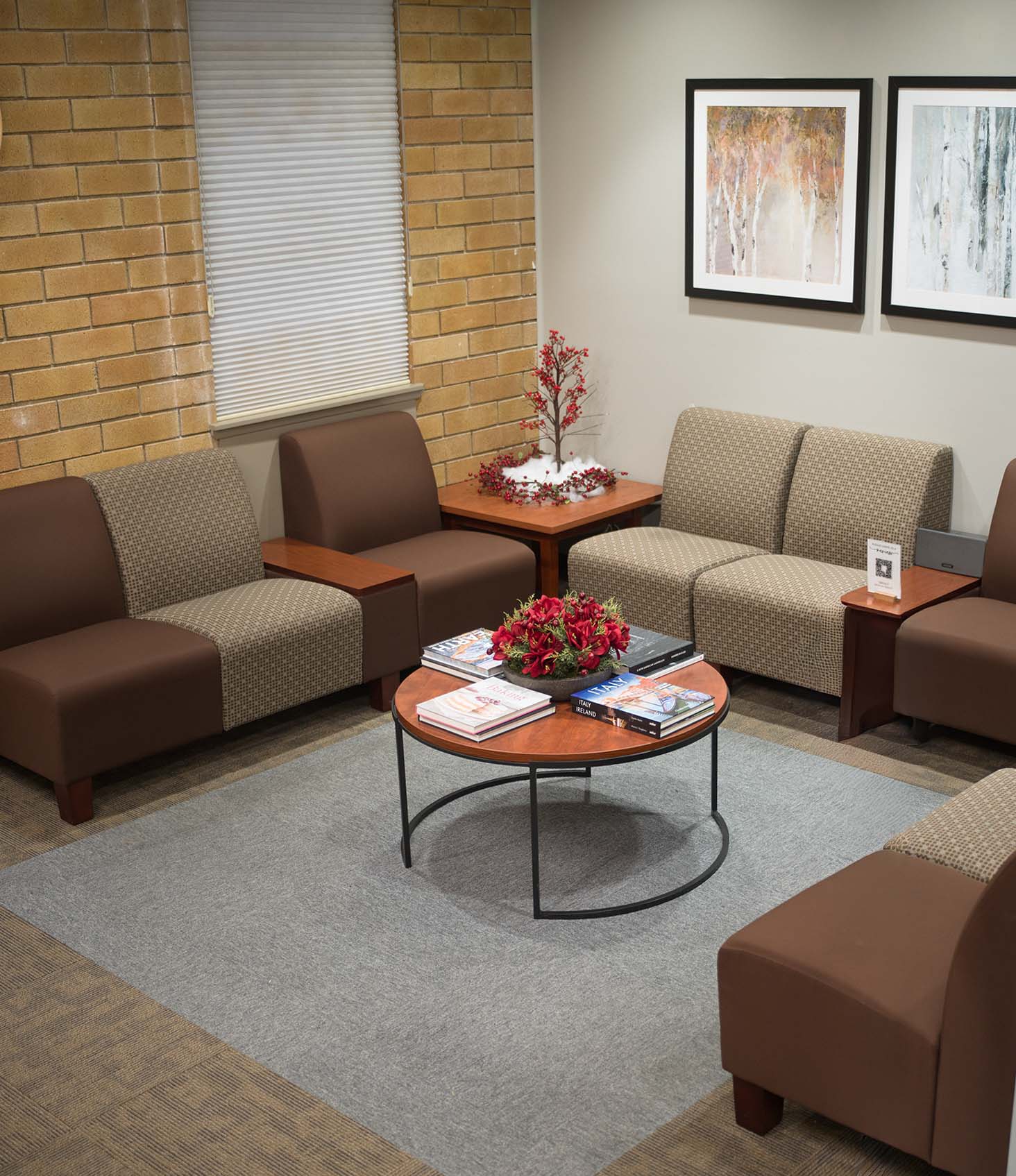 Seattle Spine & Sports Medicine - Professional waiting room with comfortable seating
